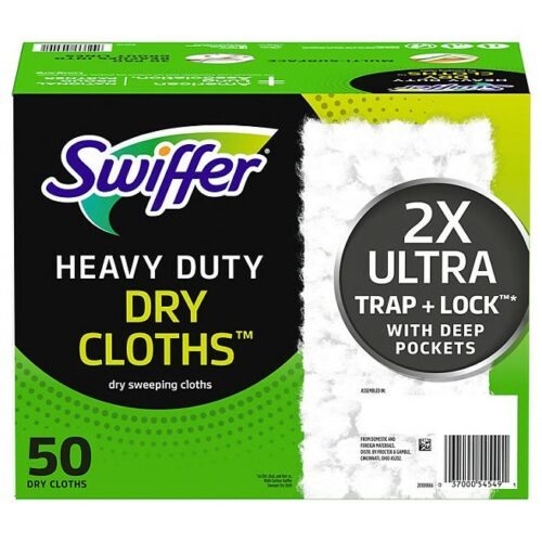 Swiffer Heavy Duty Dry Cloths, 50 ct.