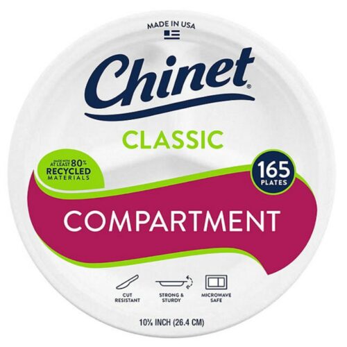 Chinet Classic Compartment Paper Plate