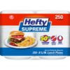 Hefty Supreme Foam Disposable Lunch Plates