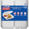 Hefty Supreme Foam Hinged Lid Container, 3-Compartment 125 ct.