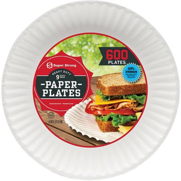 Super Strong Heavy-Duty Paper Plates