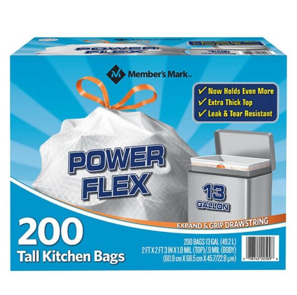 Member's Mark Power Flex Tall Kitchen Drawstring