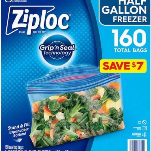 Ziploc Half Gallon Freezer Bags