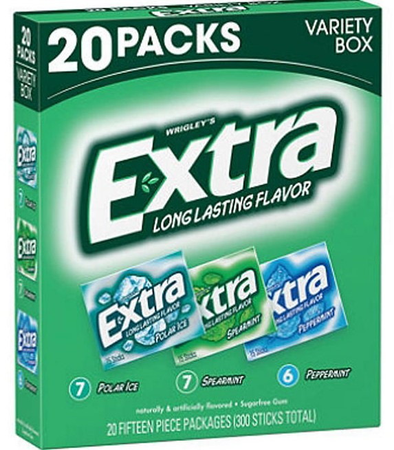 Extra Mint Sugar Free Chewing Gum