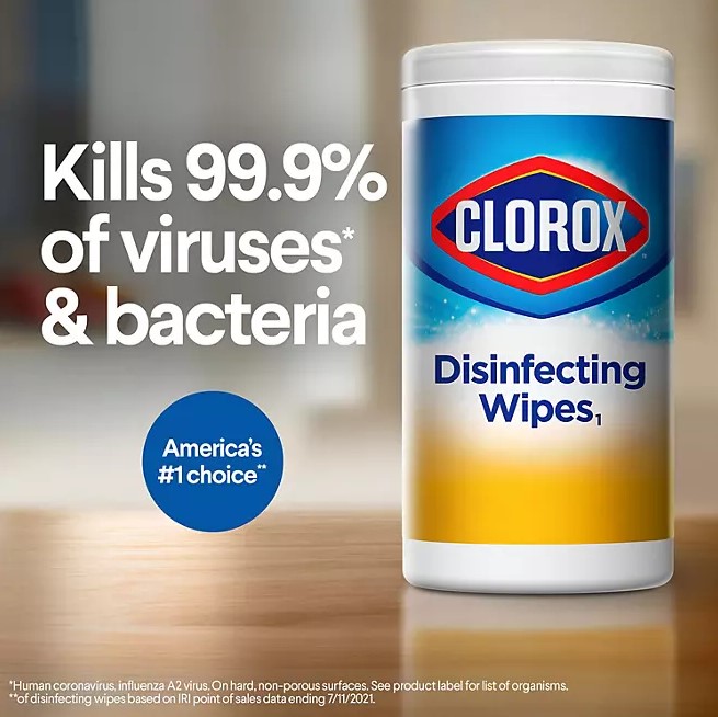 Clorox Disinfecting Bleach-Free Cleaning Wipes, Variety Pack (85 Wipes ...